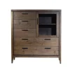 Mor Furniture Boracay Armoire In Wild Oats Brown