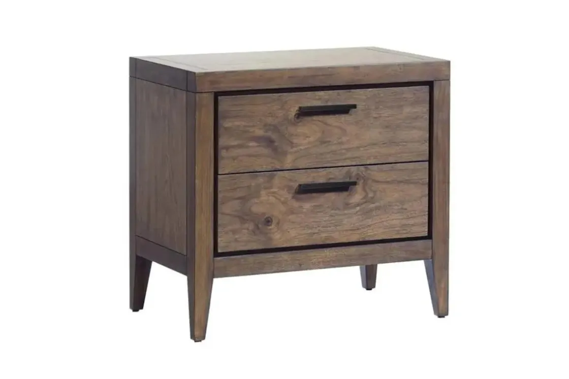 Mor Furniture Boracay Nightstand In Wild Oats Brown