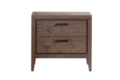 Mor Furniture Boracay Panel Bed W/ Storage, Dresser, Mirror & Nightstand In Wild Oats Brown, Queen