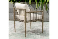 Mor Furniture Borneo Outdoor Side Chair In Brown