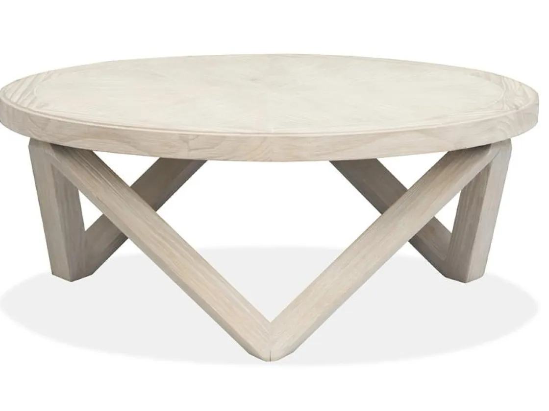 Mor Furniture Bostwick Coffee Table In Coconut Cream