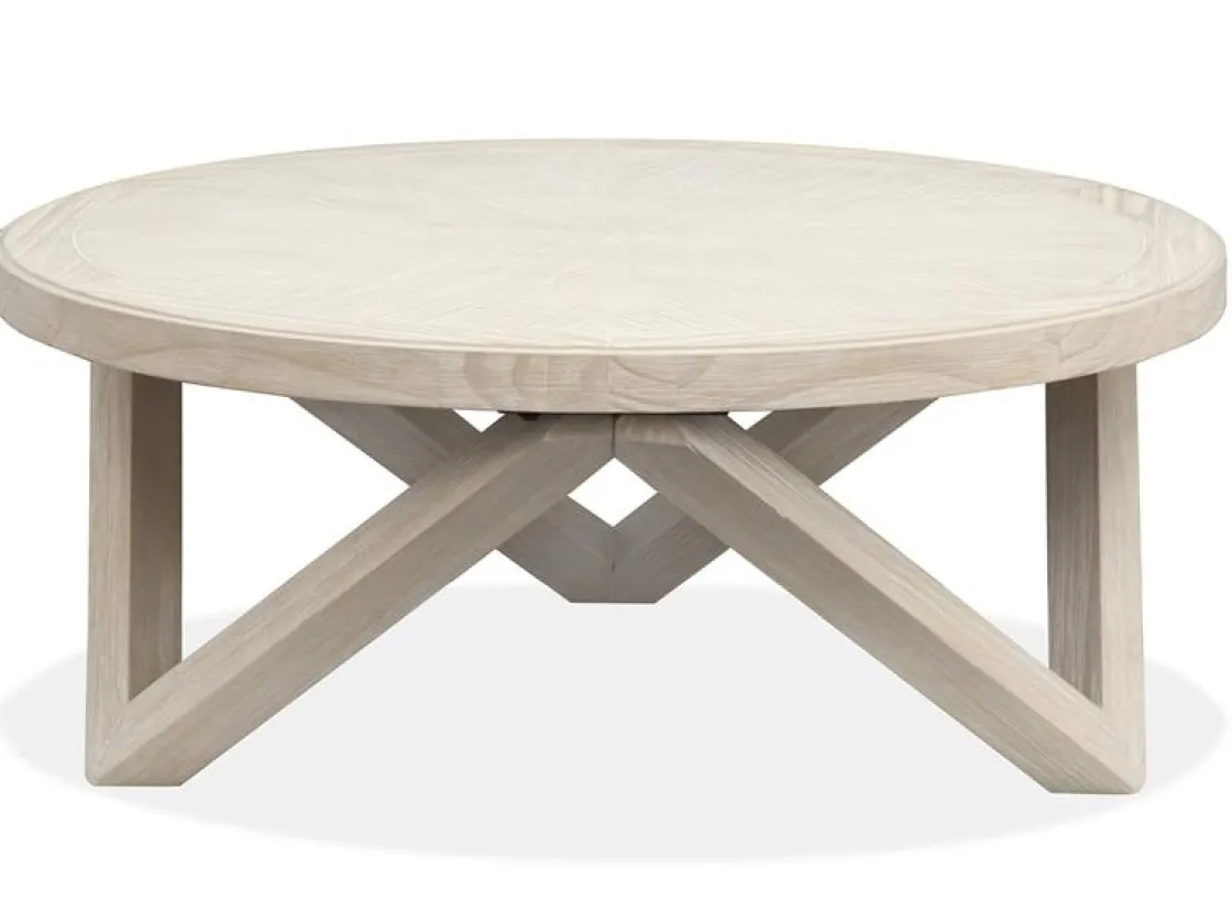 Mor Furniture Bostwick Coffee Table In Coconut Cream