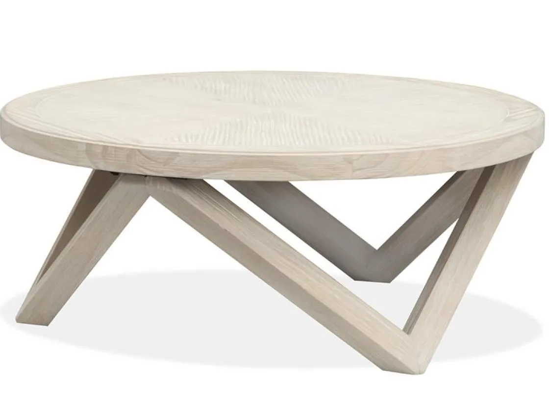 Mor Furniture Bostwick Coffee Table In Coconut Cream