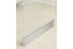 Mor Furniture Bowie Sofa Table In Clear Acrylic/Brushed Stainless Steel