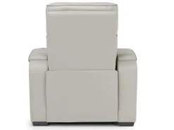 Mor Furniture Boyington 2 Power Recliner In Gray Leather
