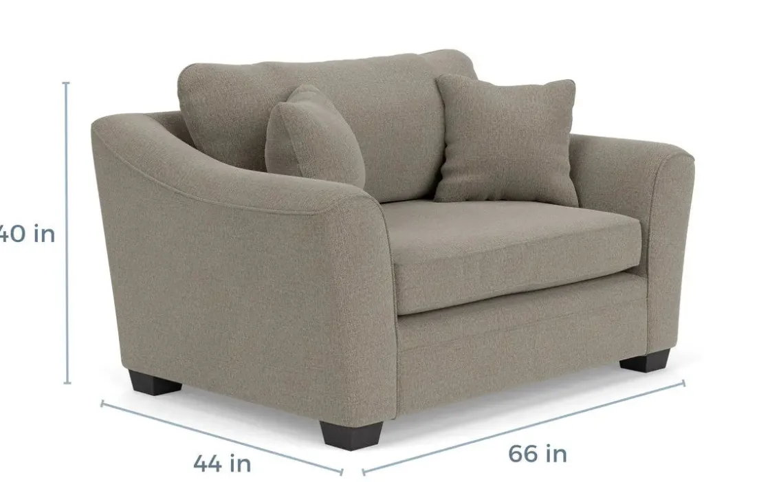 Mor Furniture Brazil Chair In Dano Cinder, Gel
