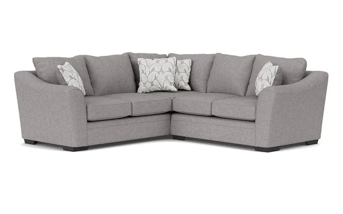 Mor Furniture Brazil Crypton Performance Tux Loveseat Sectional In Custom, Right Facing