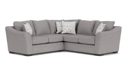 Mor Furniture Brazil Crypton Performance Tux Loveseat Sectional In Custom, Right Facing