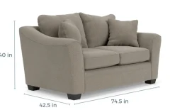 Mor Furniture Brazil Loveseat In