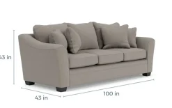Mor Furniture Brazil Sofa, Gel - Custom Order