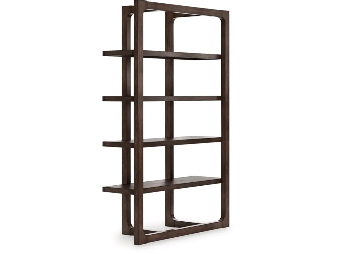Mor Furniture Breckington Bookcase In Dark Brown