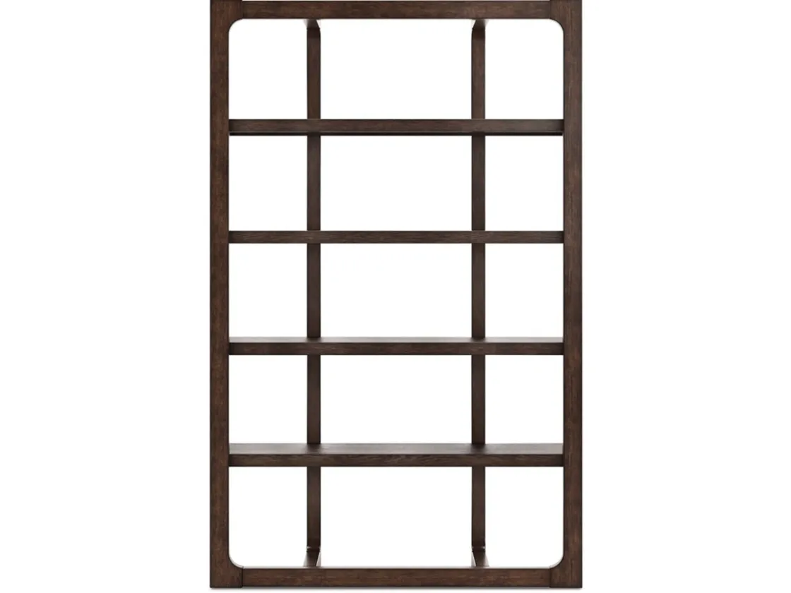 Mor Furniture Breckington Bookcase In Dark Brown