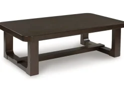Mor Furniture Breckington Coffee Table In Dark Brown