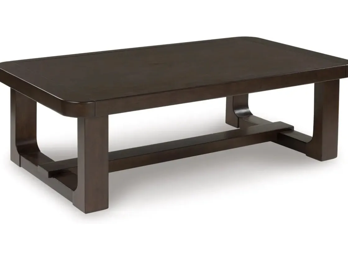 Mor Furniture Breckington Coffee Table In Dark Brown