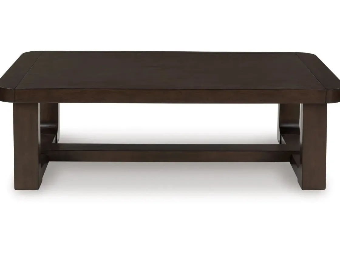 Mor Furniture Breckington Coffee Table In Dark Brown