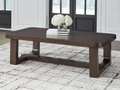 Mor Furniture Breckington Coffee Table In Dark Brown