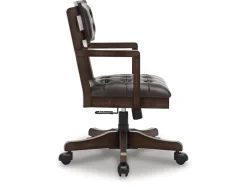 Mor Furniture Breckington Desk Chair In Dark Brown