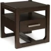 Mor Furniture Breckington End Table In Dark Brown