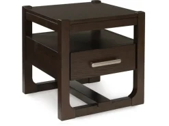 Mor Furniture Breckington End Table In Dark Brown