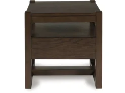 Mor Furniture Breckington End Table In Dark Brown