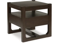 Mor Furniture Breckington End Table In Dark Brown