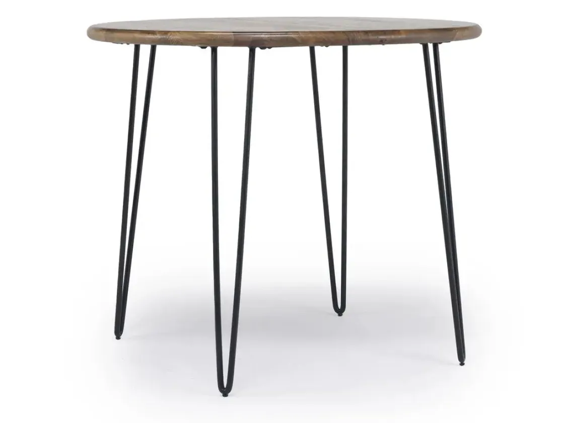 Mor Furniture Brennan Round Counter Height Dining Table In Golden Brown