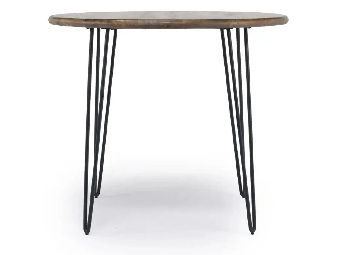 Mor Furniture Brennan Round Counter Height Dining Table In Golden Brown