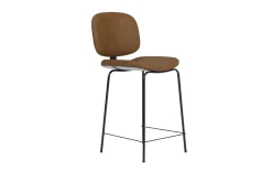 Mor Furniture Brennan Round Counter Height Dining Table & 4 Stools In James Mocha