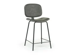 Mor Furniture Brennan Round Counter Height Dining Table & 4 Stools In James Mocha