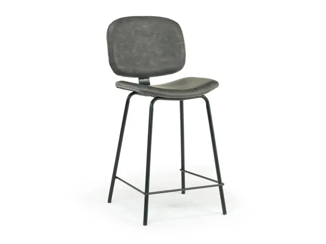 Mor Furniture Brennan Round Counter Height Dining Table & 4 Stools In James Mocha