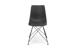 Mor Furniture Brennan Round Dining Table & 4 Chairs In Theo Slate