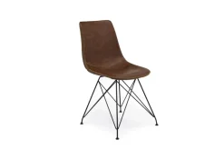 Mor Furniture Brennan Round Dining Table & 4 Chairs In Theo Slate