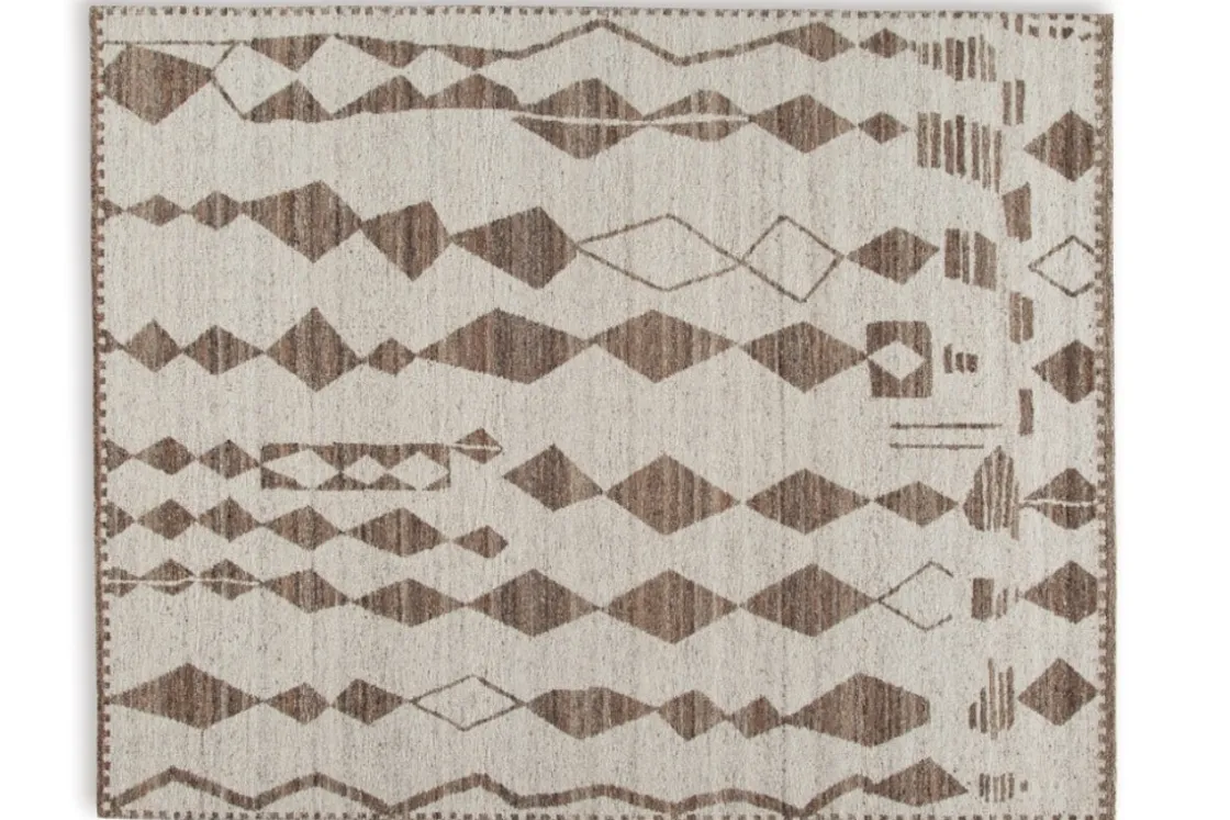 Mor Furniture Brettler Rug In Beige/Brown, 5x7