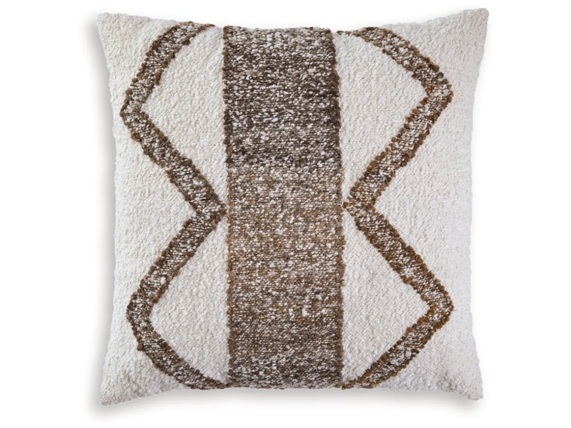 Mor Furniture Brettwood Accent Pillow In Ivory/Brown