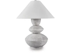 Mor Furniture Brickdon Table Lamp In Distressed White