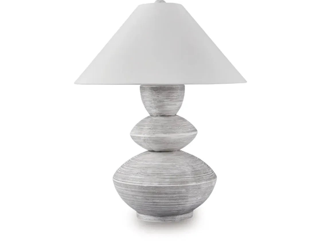 Mor Furniture Brickdon Table Lamp In Distressed White