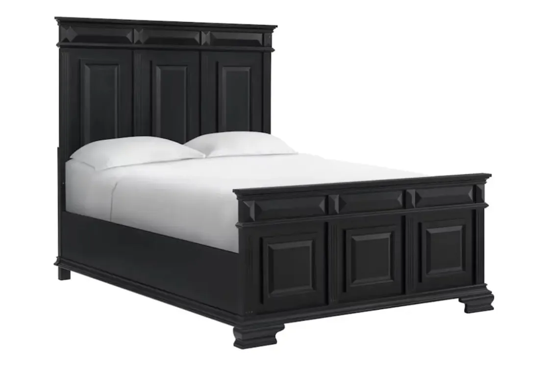 Mor Furniture Bridgestone Panel Bed In Antique White, Queen