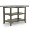 Mor Furniture Brighton Counter Height Dining Table In Gray