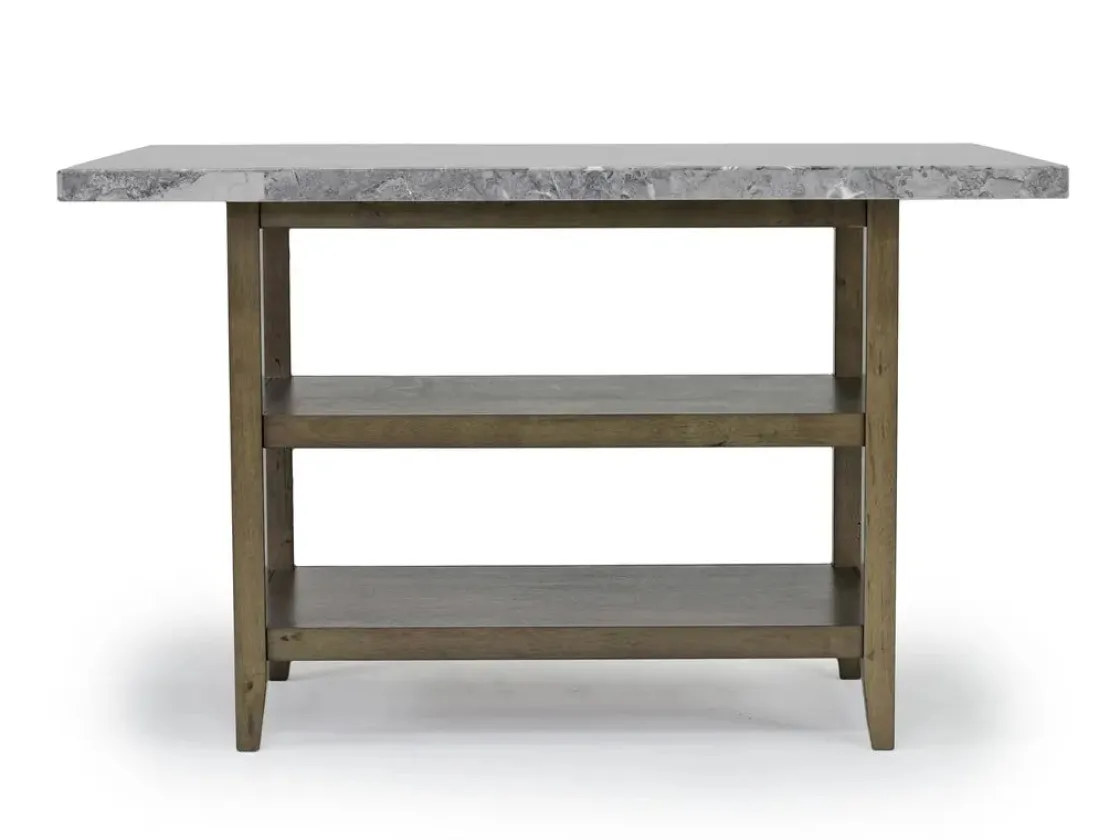 Mor Furniture Brighton Counter Height Dining Table & 4 Stools In Gray