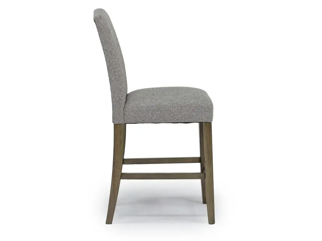 Mor Furniture Brighton Counter Height Stool In Light Gray/Light Brown