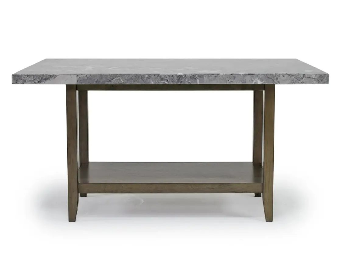Mor Furniture Brighton Dining Table & 4 Chairs In Gray