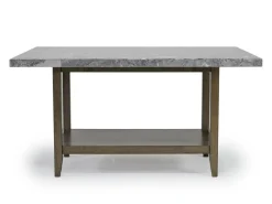 Mor Furniture Brighton Dining Table & 6 Chairs In Gray