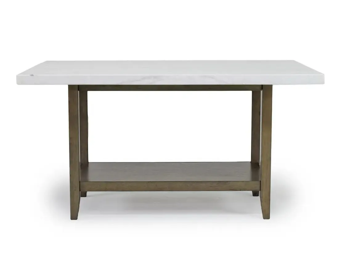 Mor Furniture Brighton Dining Table & 6 Chairs In Gray
