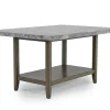 Mor Furniture Brighton Dining Table In Gray
