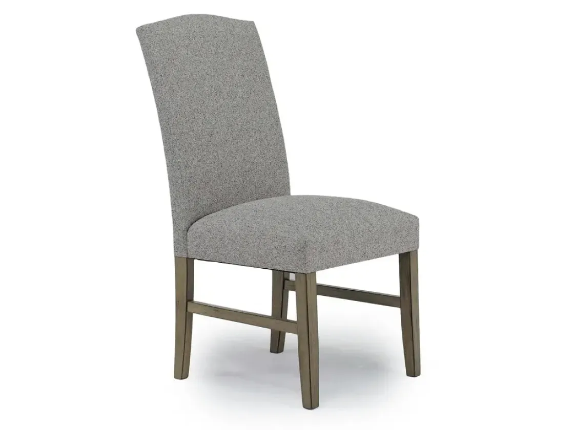 Mor Furniture Brighton Side Chair In Light Gray/Light Brown