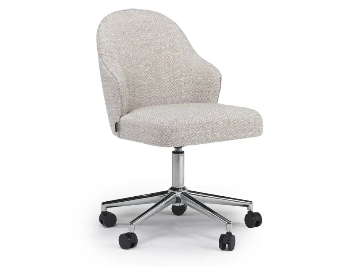 Mor Furniture Brody Swivel Desk Chair In Stucco