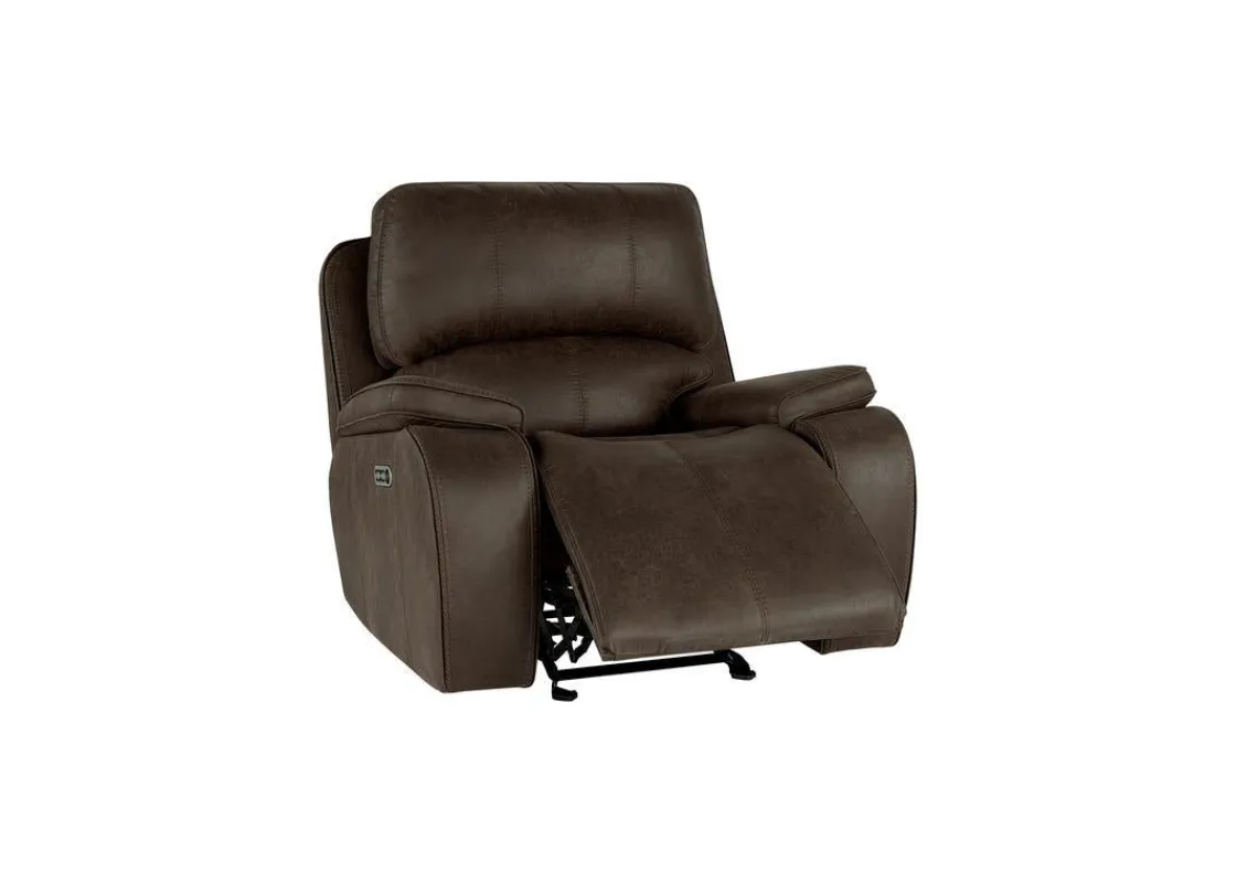 Mor Furniture Brookings 2 Power Gliding Recliner In Brown