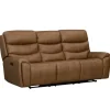 Mor Furniture Bruce 2 Power Sofa In Cognac