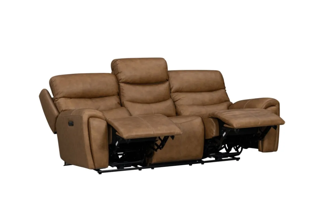 Mor Furniture Bruce 2 Power Sofa In Cognac