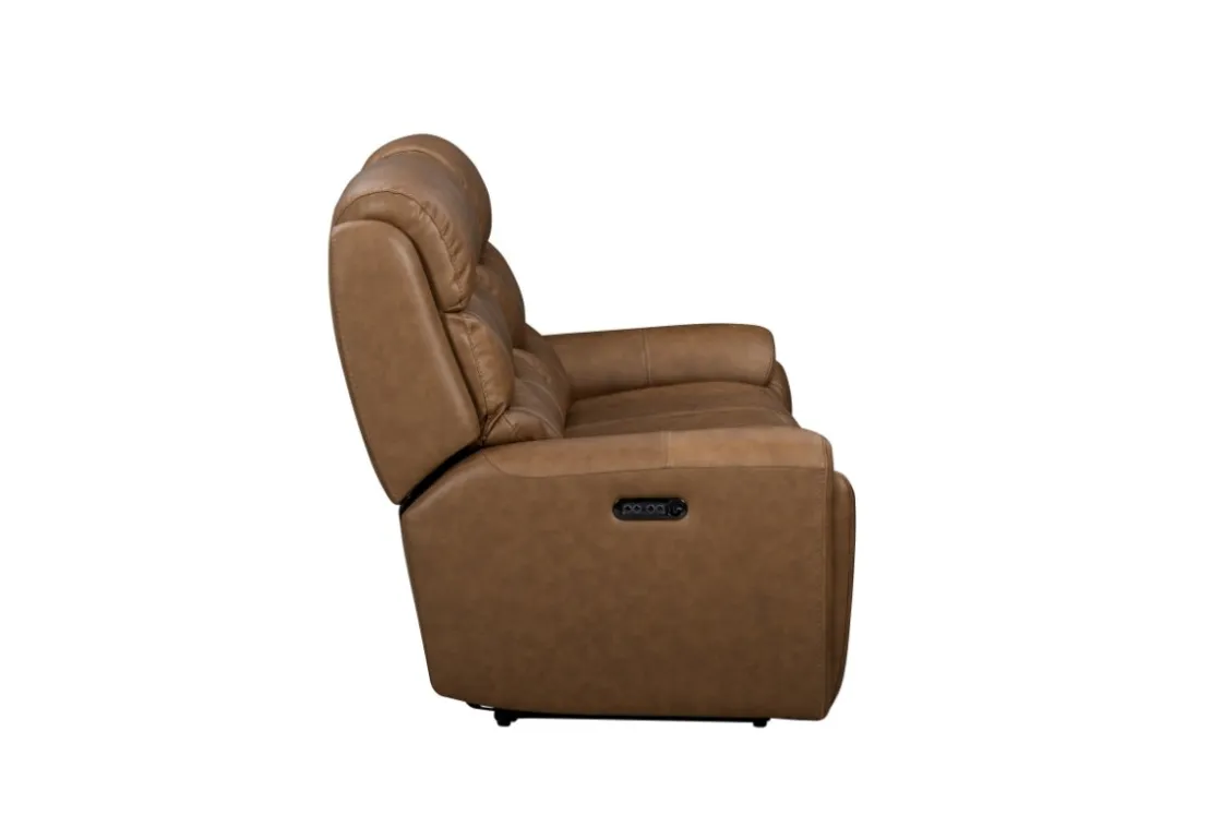 Mor Furniture Bruce 2 Power Sofa In Cognac